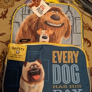 Secret life of Pets, backpack & lunchbox set